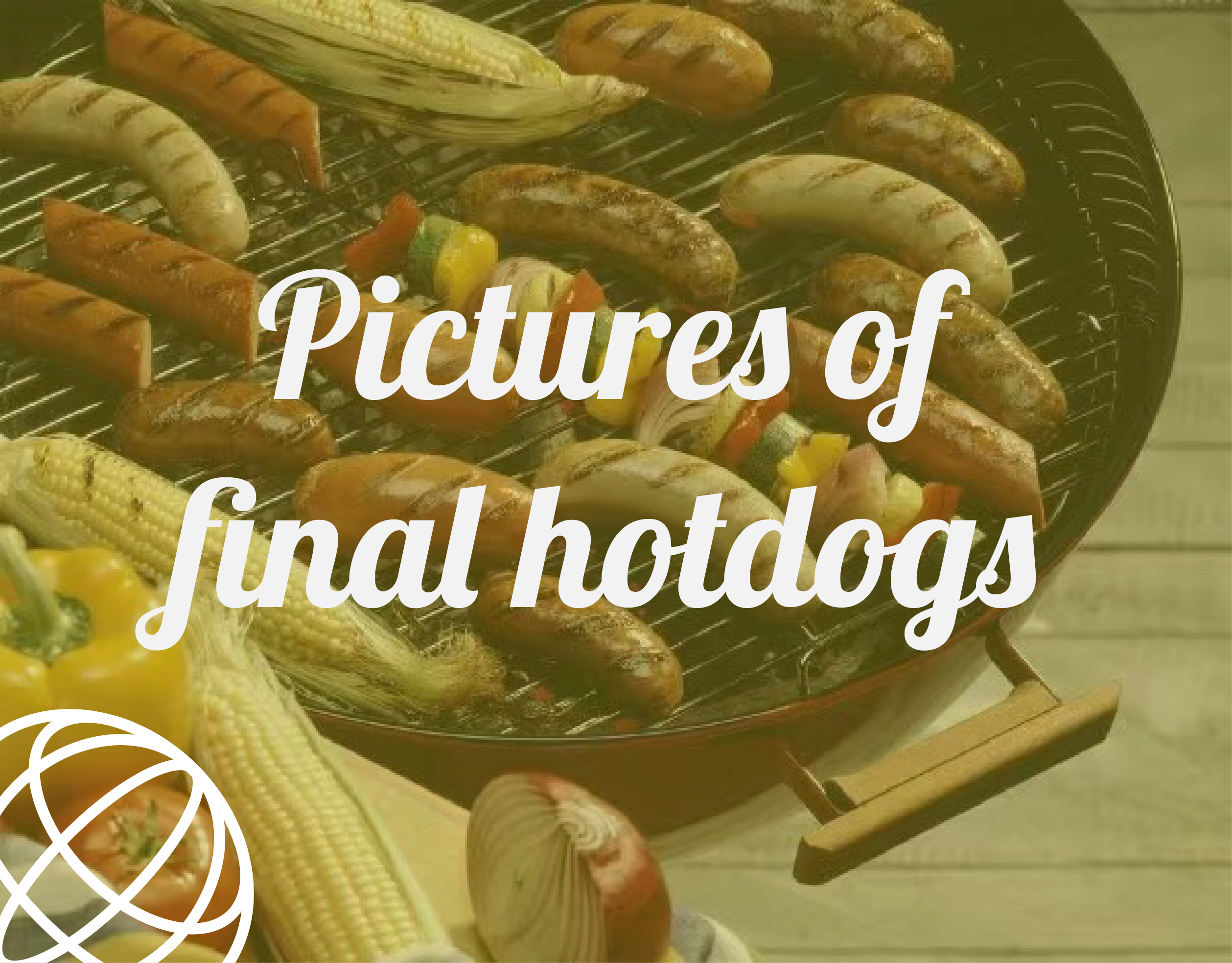 Pictures of final hotdogs